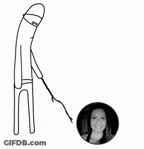 A Black And White Drawing Of A Ninja Holding A Whip With A Picture Of A Woman In The Circle GIF