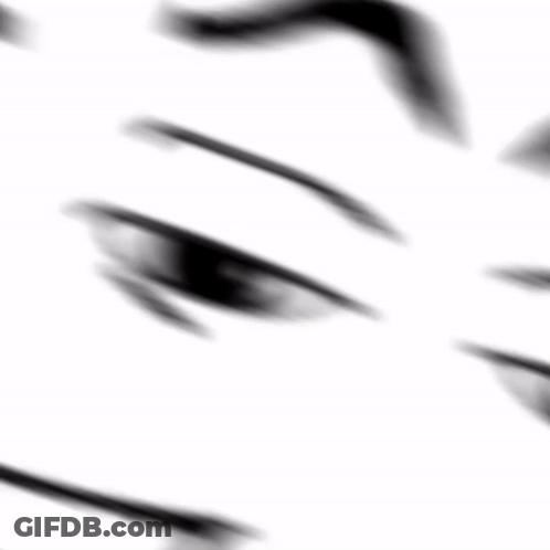 A Black And White Drawing Of A Person 'S Face With A Big Smile . GIF
