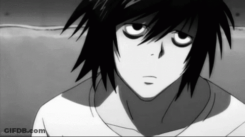 A Black And White Drawing Of A Person 'S Face With The Words " Deadly Pride " Written On The Bottom GIF