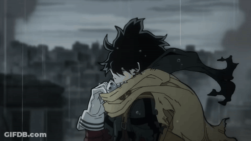 A Black And White Drawing Of A Person With A Scarf Around Their Head GIF