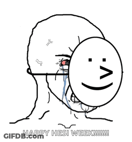A Black And White Drawing Of A Person With A Smiley Face On Their Face GIF