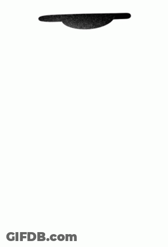 A Black And White Drawing Of A Tear Falling From A Hole GIF