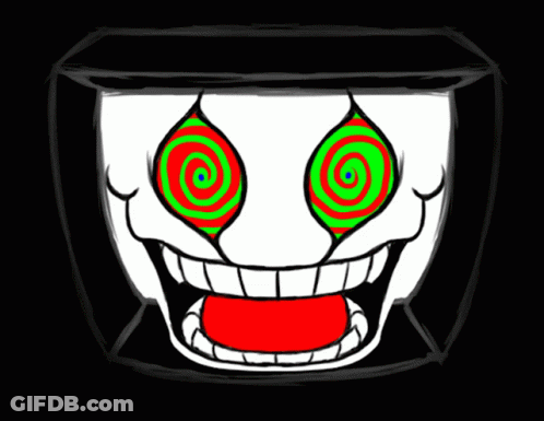 A Black And White Drawing Of A Tv With Static On The Screen GIF