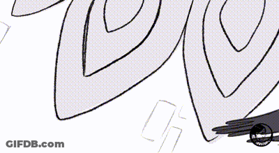 A Black And White Drawing Of A Woman In A Dress Holding A Sword . GIF