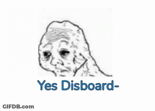 A Black And White Drawing Of A Woman With The Words Yes Disboard GIF