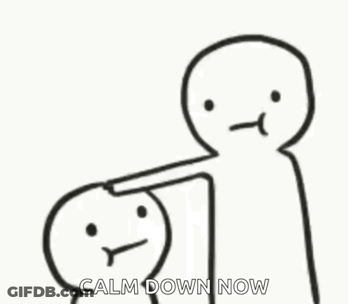 A Black And White Drawing Of Two People Standing Next To Each Other . GIF