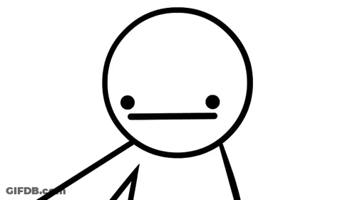 A Black And White Drawing Of Two People With The Words " Stop Turning People Into " Below Them GIF