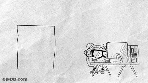 Black And White Are Ya Winning Son Drawing GIF