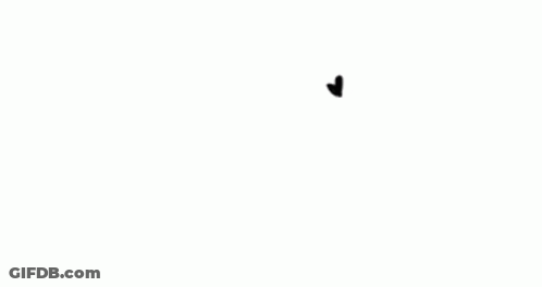 A Black And White Heart Made Of Smaller Hearts On A White Background GIF