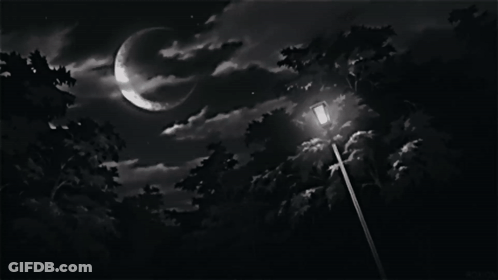 A Black And White Image With The Words Darkmania GIF