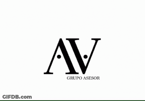 Grupo Asesor Logo Black And White GIF