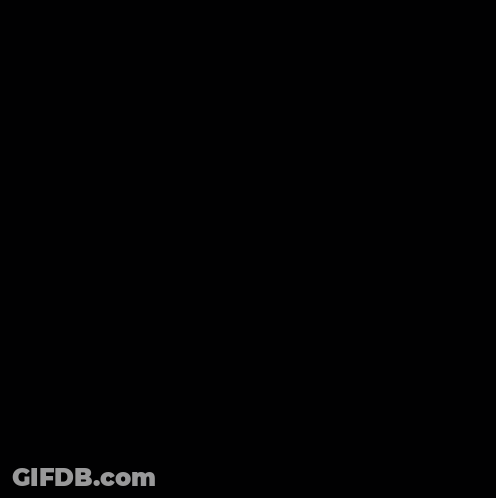 A Black And White Painting Of A Monster With A Huge Head GIF