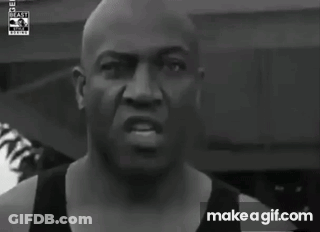 A Black And White Photo Of A Bald Man With A Make A Gif.com Watermark GIF