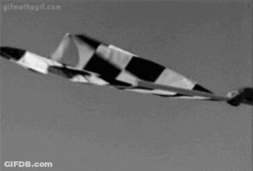 A Black And White Photo Of A Black And White Checkered Flag Flying In The Wind . GIF