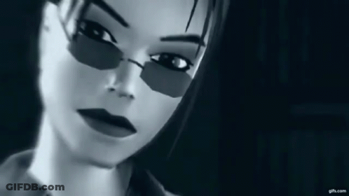 Black And White Cartoon Character With Sunglasses GIF