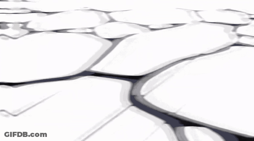 A Black And White Photo Of A Cracked Glass Window GIF