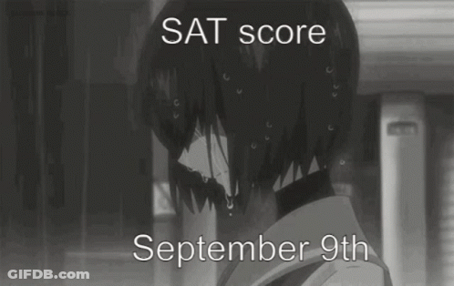 A Black And White Photo Of A Girl Crying With The Date September 9Th GIF