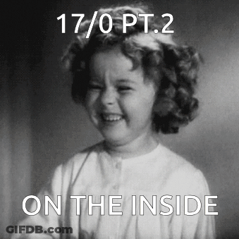 A Black And White Photo Of A Little Girl With The Words 17 / 0 Pt 2 On The Inside GIF