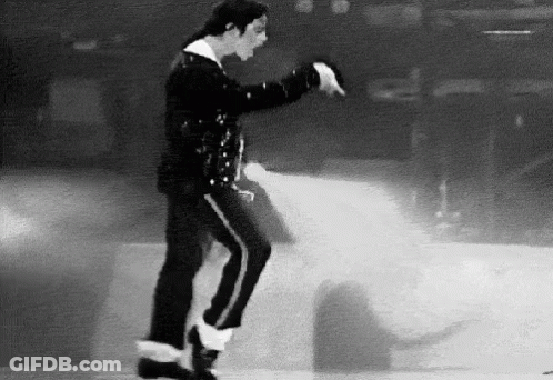 Black And White Ice Dancing Man GIF