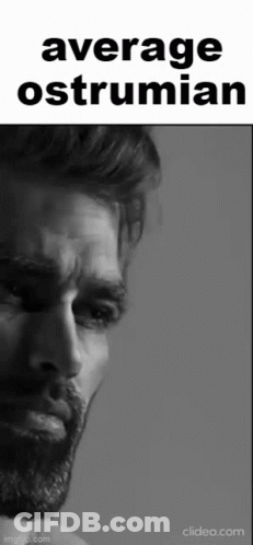Black And White Photo Of Bearded Man Average Ostromian GIF