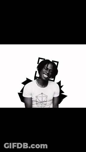 A Black And White Photo Of A Man With The Name Daniel On The Bottom Right GIF