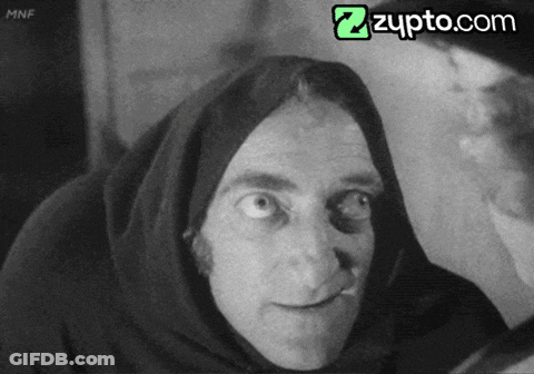 A Black And White Photo Of A Man With The Website Zupto.com At The Top GIF