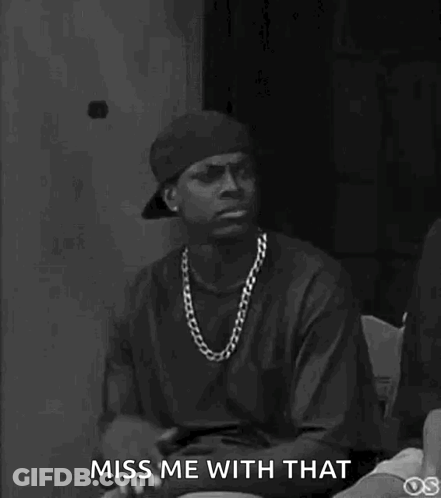 A Black And White Photo Of A Man With The Words Miss Me With That Written Below Him . GIF