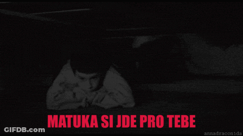 Black And White Monster Photo With Message GIF