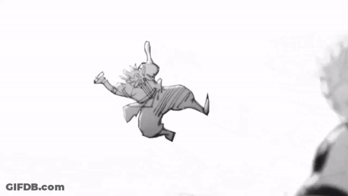 A Black And White Photo Of A Shadow Of A Person Falling On A White Background . GIF