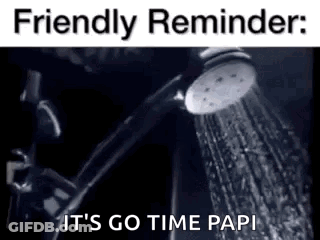 A Black And White Photo Of A Shower Head Spraying Water . GIF