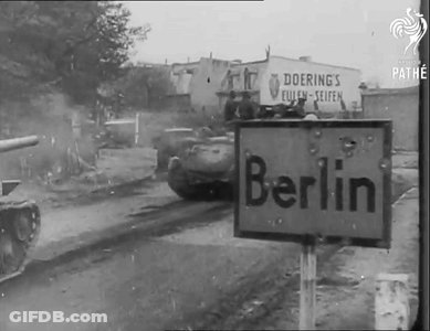 Black And White Berlin Sign GIF