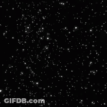 Black And White Night Sky Photo GIF