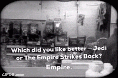 Black And White Store Photo Jedi Or Empire GIF