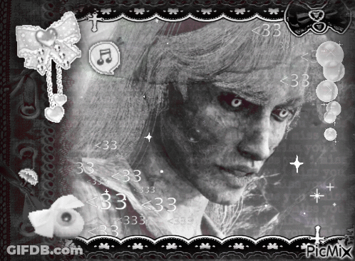 A Black And White Photo Of A Woman With Numbers Around Her GIF