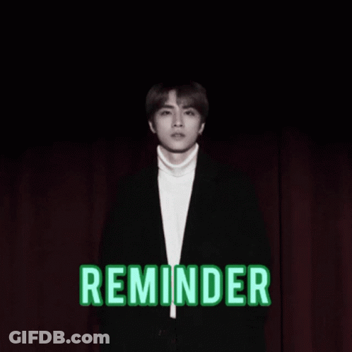 A Black And White Photo Of A Young Man With The Word Reminder On The Bottom GIF