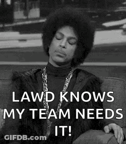 A Black And White Photo Of Prince Sitting On A Couch With A Quote . GIF