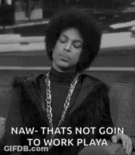 A Black And White Photo Of Prince Sitting On A Couch With His Eyes Closed And A Chain Around His Neck . GIF