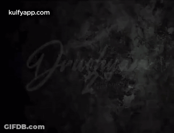 A Black And White Poster For A Movie Called Drughyam GIF