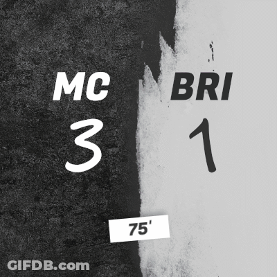 A Black And White Poster With The Words Mc Bri 3 And 1 GIF