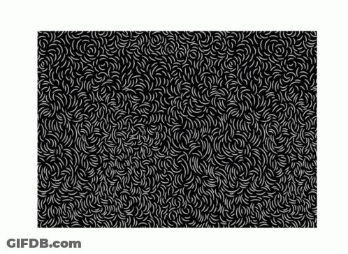 A Black And White Swirl Pattern On A White Background GIF