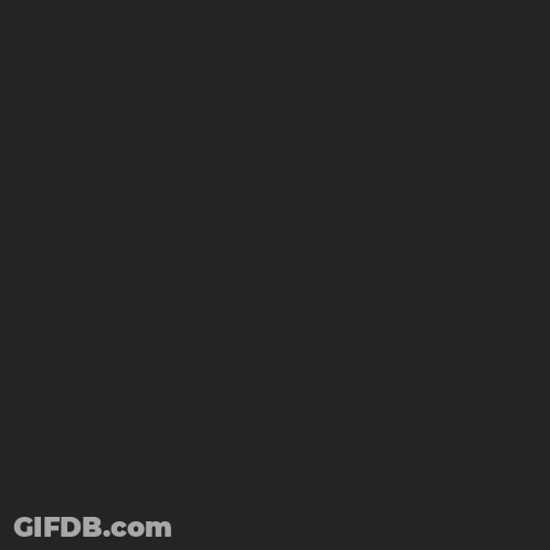A Black And Yellow Poster That Says Good Day On It GIF