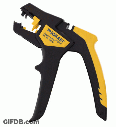 A Black And Yellow Tool That Says Yokari Super 4 Pro Original On It GIF