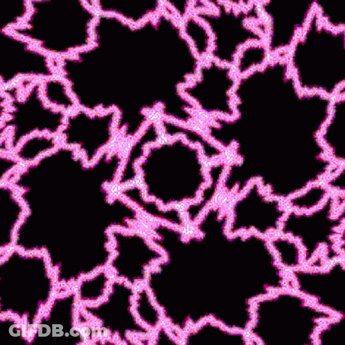A Black Background With A Pink Pattern On It GIF