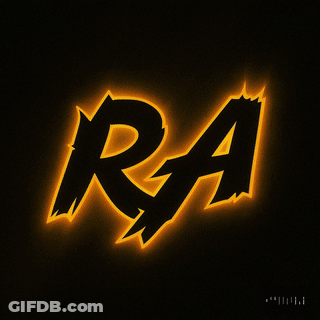 A Black Background With A Yellow Arrow And The Number 21 GIF
