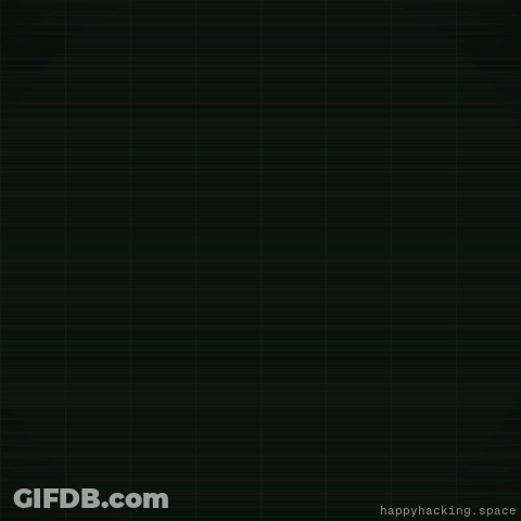 A Black Background With Green Text That Says Hackerman / I 'M In GIF