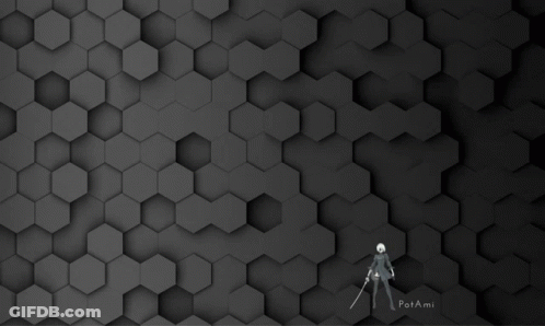 A Black Background With Potami On The Bottom Right GIF