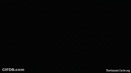 A Black Background With The Words Be Different And A Rainbow Pentagram GIF