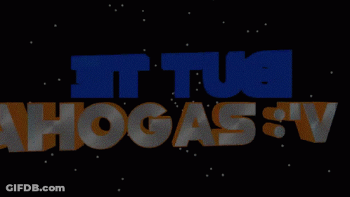 A Black Background With The Words But Te Hogas GIF