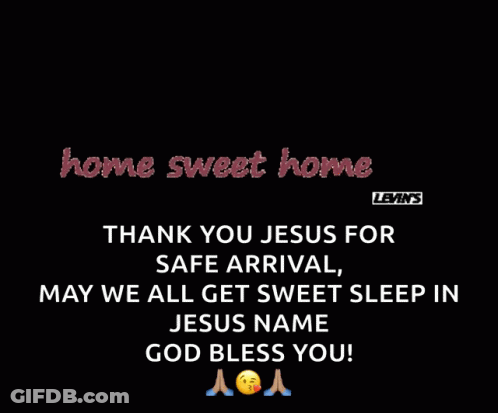 A Black Background With The Words Home Sweet Home Written On It GIF