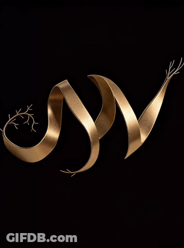 A Black Background With The Words Selamat Sore Warga Millenium Voice On It GIF